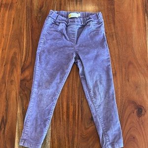 Boden Girl’s Purple Corduroy. Elastic waist.